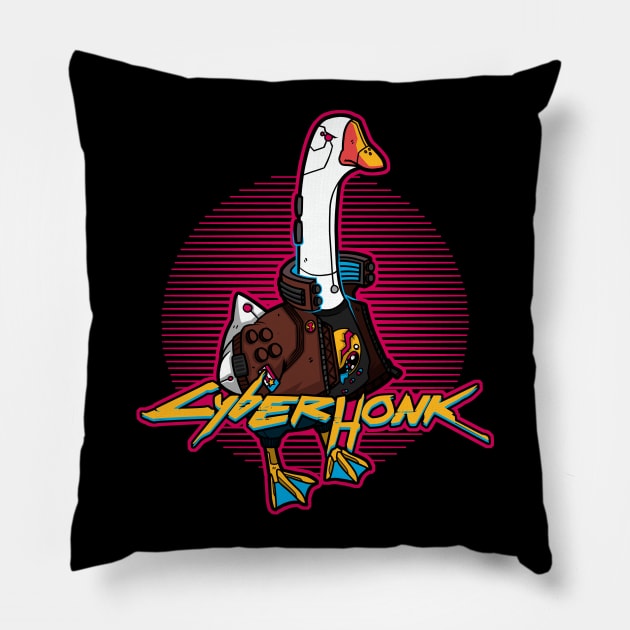 CyberHonk Pillow by TheTeenosaur