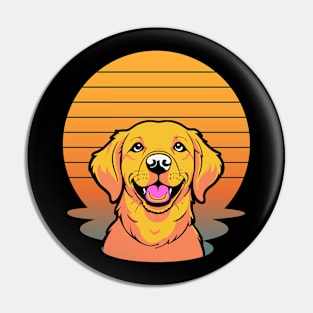 awesome retriever enthusiasts dog adorable for dad Pin