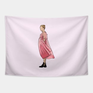 Villanelle - Killing Eve,illustration, poster, wall art, Jodie, Sandra, outfit, fashion, perfume, sorry baby, suit, dress Tapestry