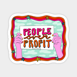 People Over Profit Magnet