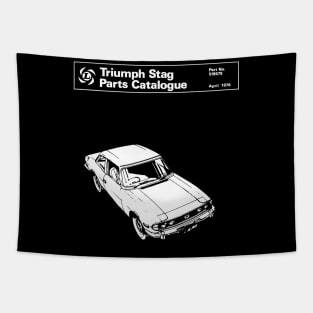 TRIUMPH STAG - catalogue cover Tapestry