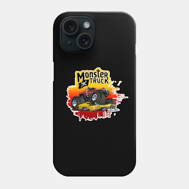 Monstertruck 1 Phone Case by Mechanik