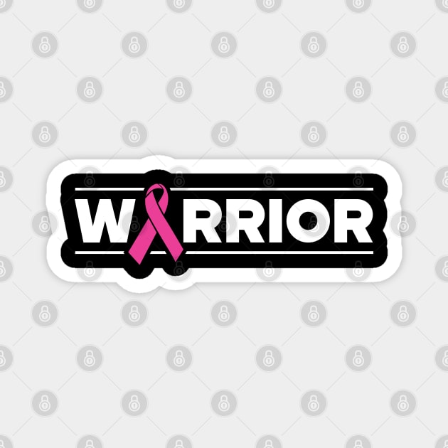Breast Cancer - Warrior Magnet by KC Happy Shop