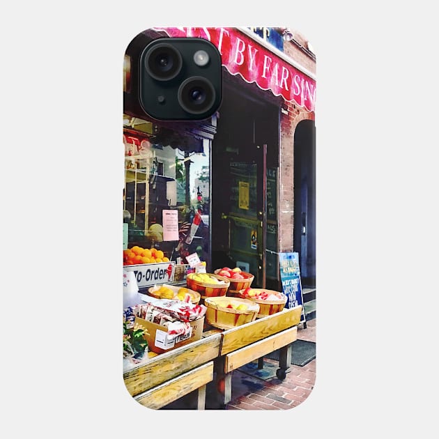 Boston MA - Fruit Stand Phone Case by SusanSavad