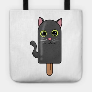 Animal Popsicle Grey Cat Ice Cream Summer Gift Tote