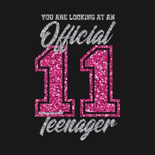 11th birthday funny Gift T-shirt for girls and boys T-Shirt