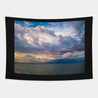 Cloudy Sky Over the Sea Tapestry