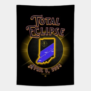 Total Eclipse Indiana Tapestry