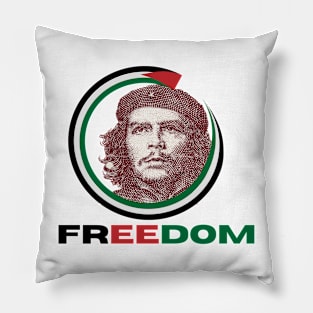 Che Guevara Palestine Freedom Pillow