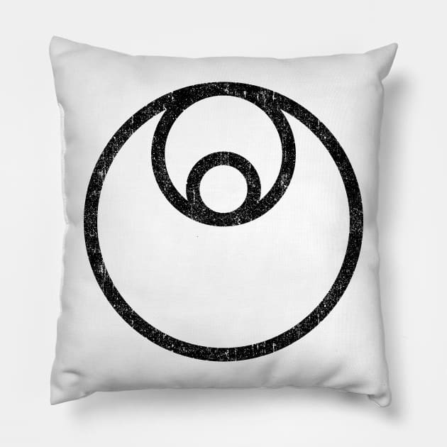 3 Body Problem (Variant) Pillow by huckblade