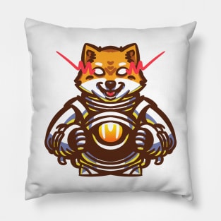 shiba inu astronaut Pillow