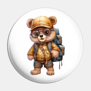 Back To School Bear Pin