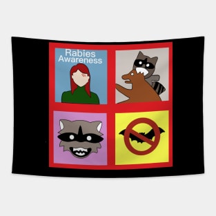 Rabies awareness Tapestry