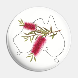Flowers of Australia - Bottle Brush Pin