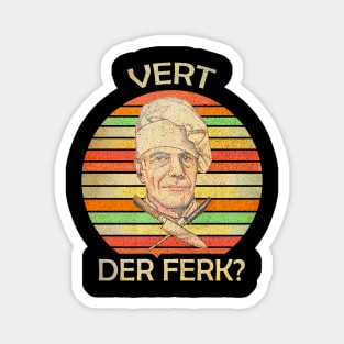 Vintage Vert Der Ferk? Magnet