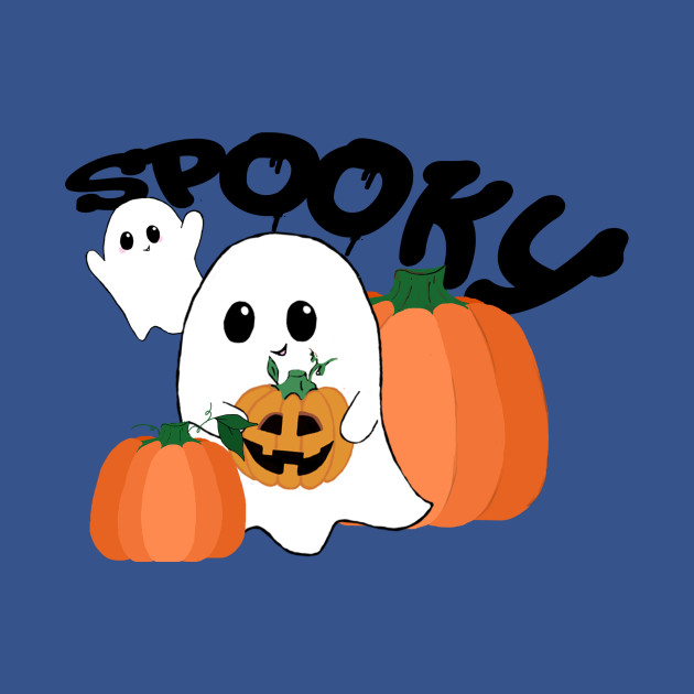 Discover Spooky ghosts and pumpkins - Halloween - T-Shirt