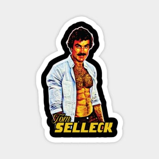 Tom Selleck 80s Design Magnet