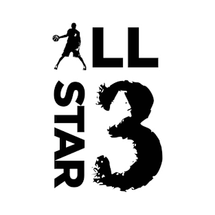 All Star Gear | Black and White T-Shirt