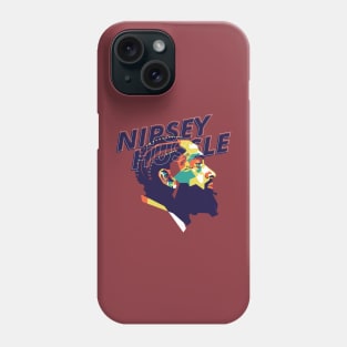 Tribute Nipsey Hussle on WPAP art Phone Case