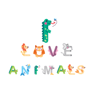 I Love Animals T-Shirt