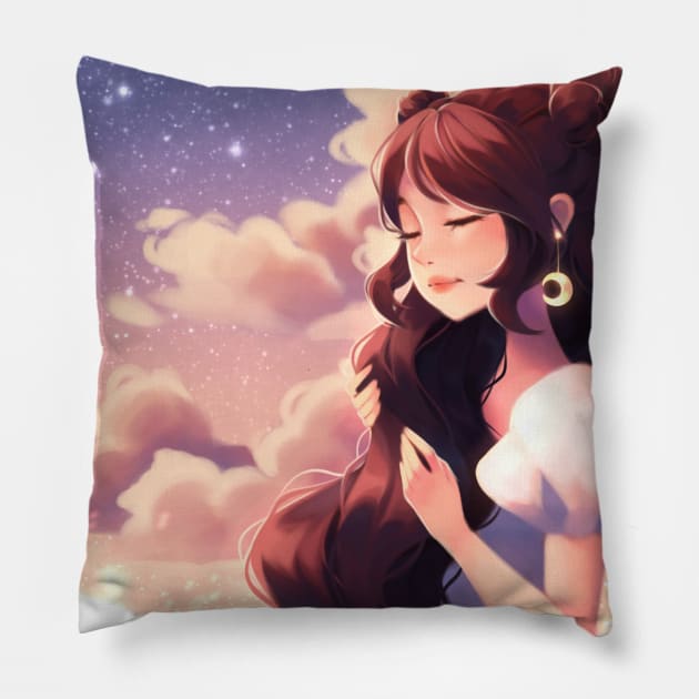 Moon Princess Pillow by Hunnie's cove