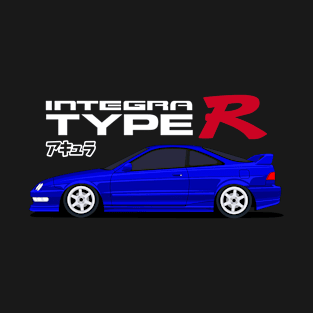 Integra Type R Blue Candy JDM Style T-Shirt