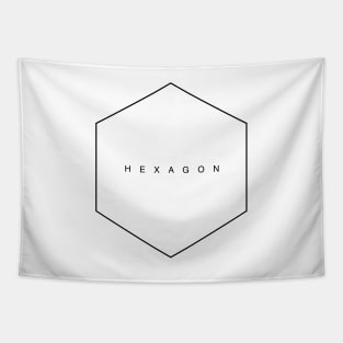 Hexagon, sacred geometry. Tapestry