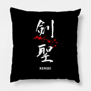 KENSEI  (kanji Symbol) calligraphy Pillow