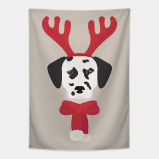Dalmatian Christmas Dog Tapestry
