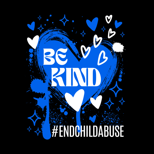 Be Kind End Child Abuse Awareness by Point Shop