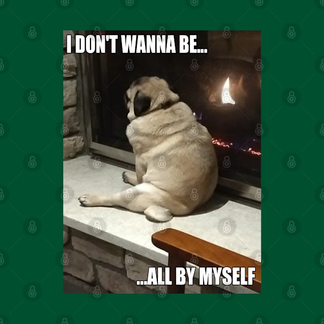 sad pug by amigaboy