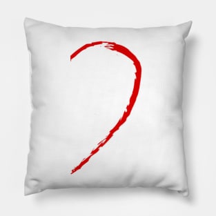 Half Heart - Left Pillow