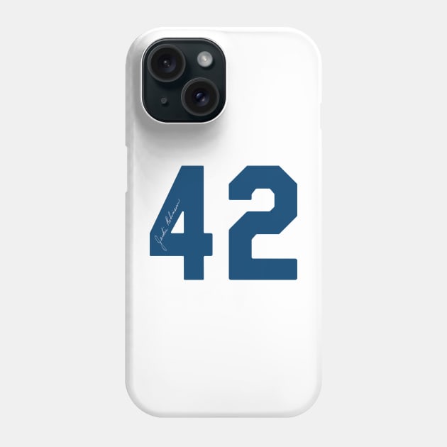 Jackie Robinson 42 Phone Case by RedTwentyEight