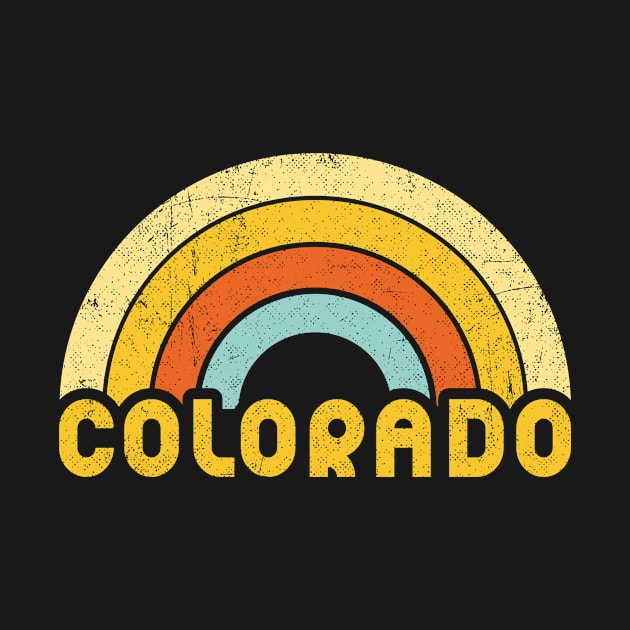 Retro Colorful Colorado Design by dk08