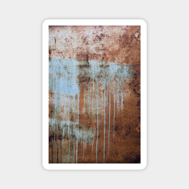 Rusted out sheet Magnet by textural