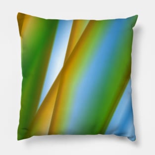 green blue brown white abstract texture Pillow