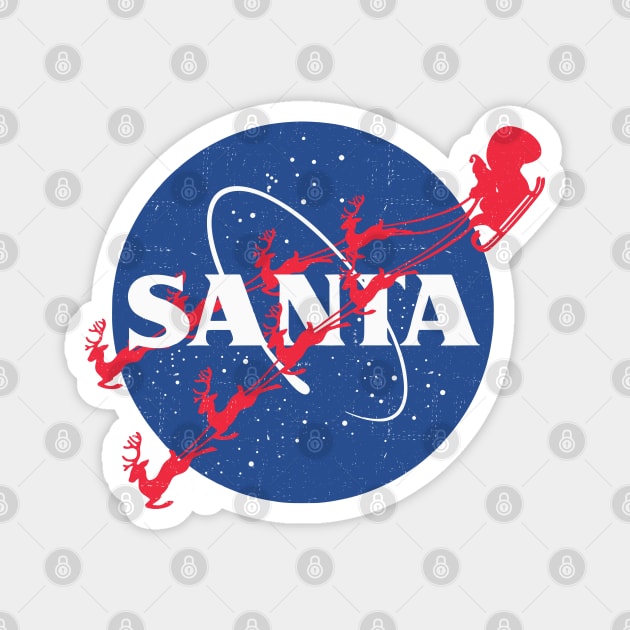 NASA Santa logo Magnet by BodinStreet