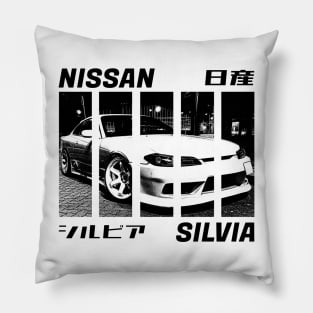 NISSAN SILVIA S15 Black 'N White 3 Pillow