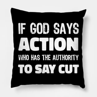 cool faith quotes design Pillow