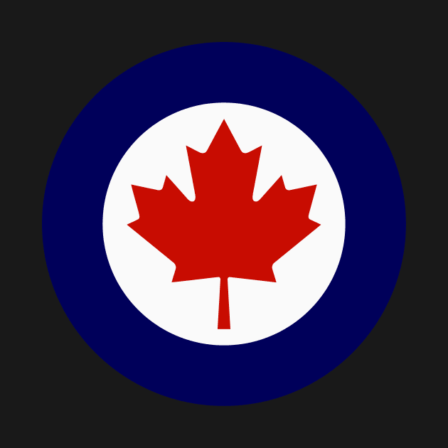 Roundel of the Royal Canadian Air Force by Virhayune