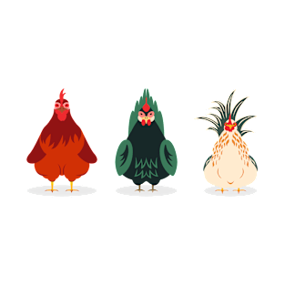 Three Cute Chickens T-Shirt