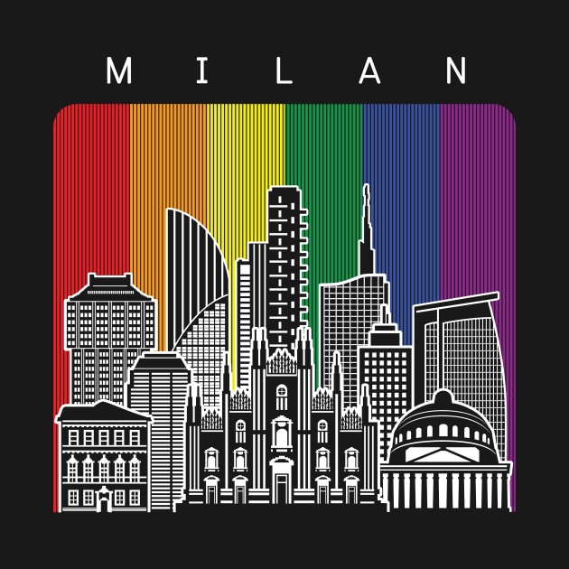 Milan LGBT Flag by travel2xplanet