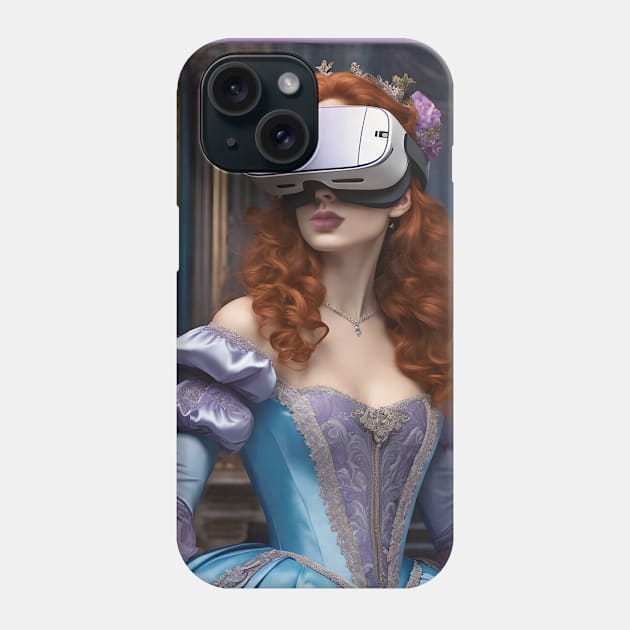 Baroque Lady VR Gamer Phone Case by PurplePeacock