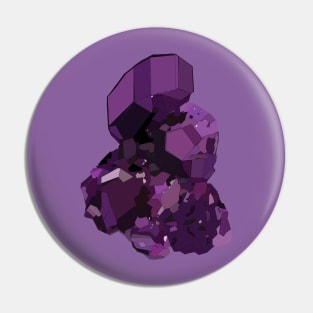 Amethyst Stone Pin