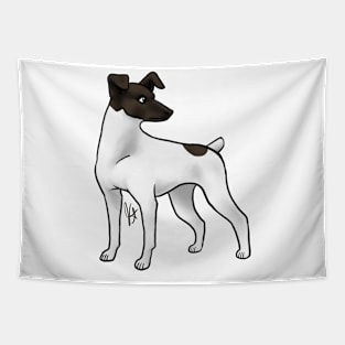 Dog - Japanese Terrier - Black and White Tapestry