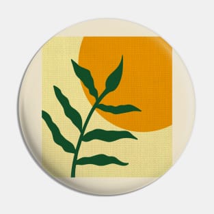 Leaf and Sun pattern Pin