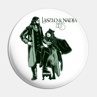 LASZLO AND NADJA BATS Pin