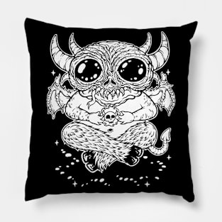 Skull Holder b/w Pillow