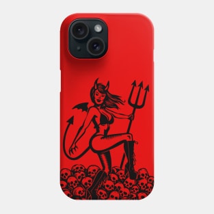 Retro Devil Girl Phone Case