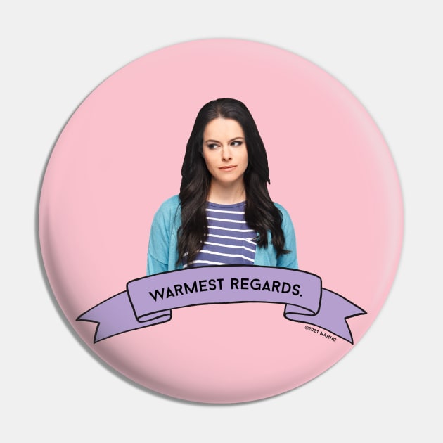 Schitt's Creek Stevie: Warmest Regards Pin by Schitt's Creek